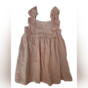 Pink Organic Cotton Baby Dress Set – 9M